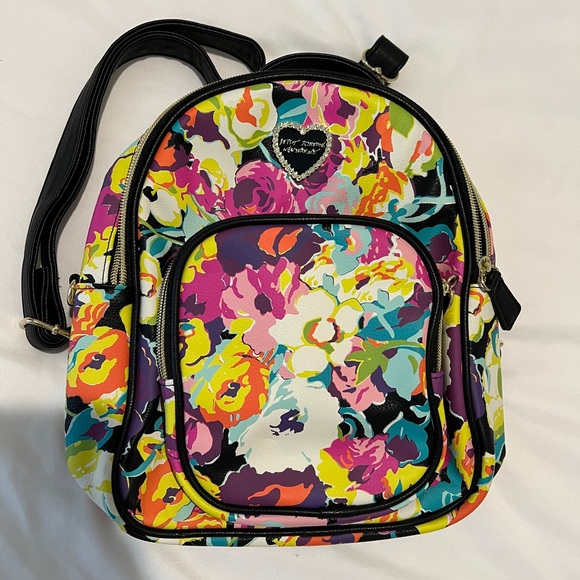 Betsey Johnson Floral Backpack - Picture 4 of 4
